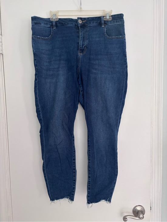 American Eagle Outfitters Denim - American Eagle Dark Blue Stretch Distressed Jeggings